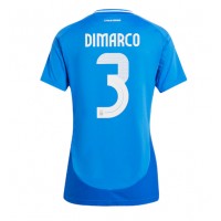 Italia Federico Dimarco #3 Hjemmedrakt Dame EM 2024 Kortermet